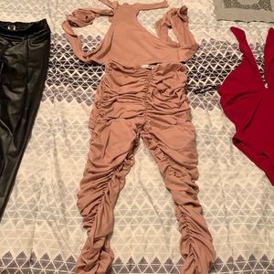 Ruched 3 piece legging set